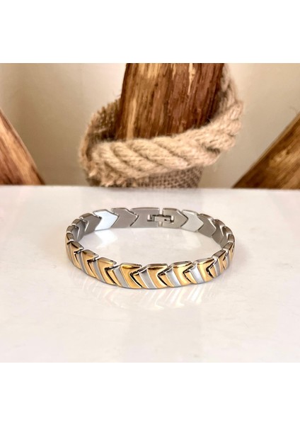 Trend Model Sade Şık Çelik Paslanmaz Erkek Bileklik 21 cm modelleri