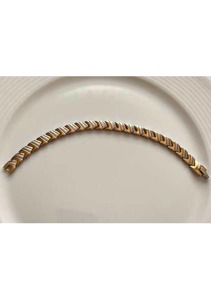 Trend Model Sade Şık Çelik Paslanmaz Erkek Bileklik 21 cm fırsatları