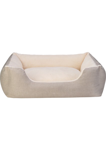 Echo Varro Ekru-Ekru Köpek Yatağı L 85X105CM Dpmah