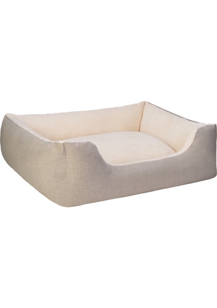 Echo Varro Ekru-Ekru Köpek Yatağı L 85X105CM Dpmah