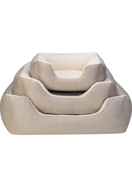 Echo Varro Ekru-Ekru Köpek Yatağı L 85X105CM Dpmah