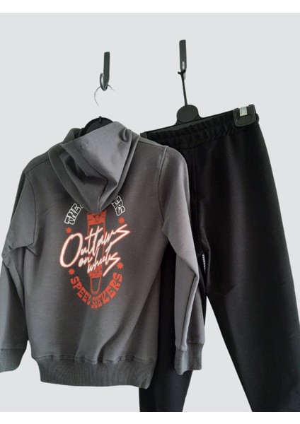 The Night Riders Baskılı Kapişonlu Iki Iplik 2'li Takım fiyatları