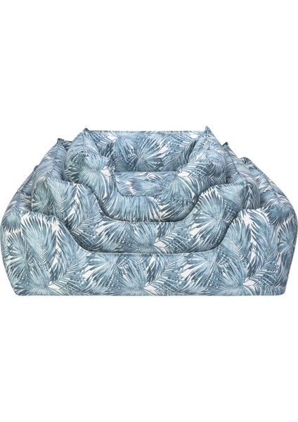 Alpha Merta Mavi-Beyaz Köpek Yatağı M 65X80CM Dpmah fırsatları