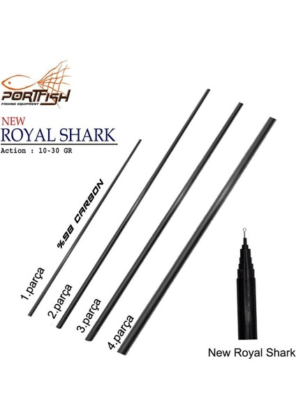 New Royal Carbon Kamış (Yedek Parçası) 3.parça
