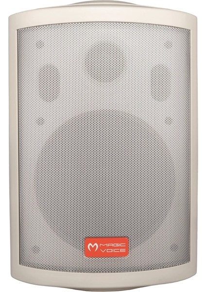 Magıcvoıce MV-25TRF 16 cm 80 Watt 2li Takım Beyaz Trafolu Sütun Hoparlör