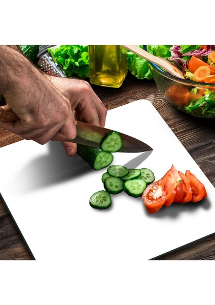 Cam Kesme Tahtası Kare Beyaz modelleri