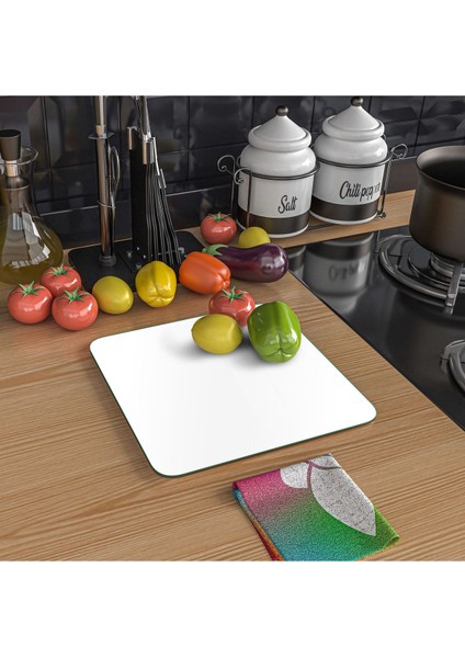 Cam Kesme Tahtası Kare Beyaz indirimleri