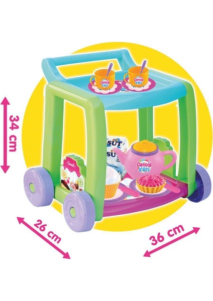 03354 Candy Çay Servis Arabası