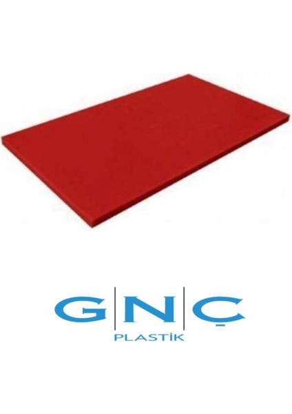 Kesme Tahtası 25*40*2 Kırmızı Polietilen