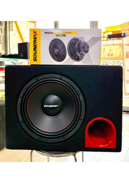 SX-RT12 Kabinli 30 cm Subwoofer Bas Bufır 1500WAT-400W Rms Maximum Power