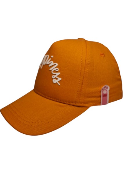 Spteks Kitti 4-8 Yaş Kız Çocuk Orange Renk Baskı Figürlü Yazlık Şapka fırsatları