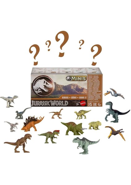 GWP38 Jurassic World Sürpriz Paketli Mini Dinozor Figürleri