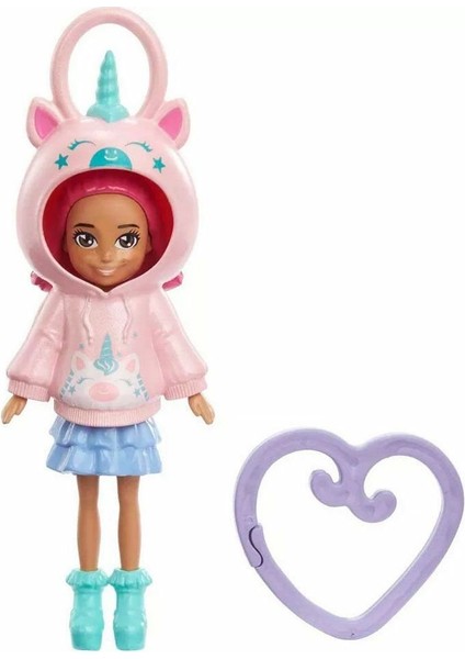 HKV98 Polly Pocket Kapüşonlu Bebekler