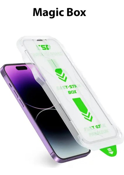 Antistatik Magic Glass Box iPhone12 Ekran Koruyucu