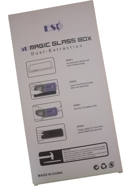 Antistatik Magic Glass Box iPhone12 Ekran Koruyucu