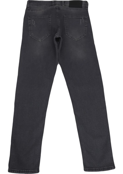 Hacker Fistan Store Erkek Antrasit Normal Bel Rahat Kesim Dar Paça Jean Pantolon fırsatları