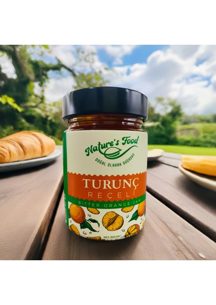 Turunç Reçeli 350gr %65 Turunç Kabuğu, Pancar Şekeri, Limon Suyu Koruyucu ve Katkıİçermez