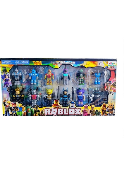 Roblox 12'li Eklemleri Hareketli Kaliteli Figür Oyuncak Toplam 24 Parça Set