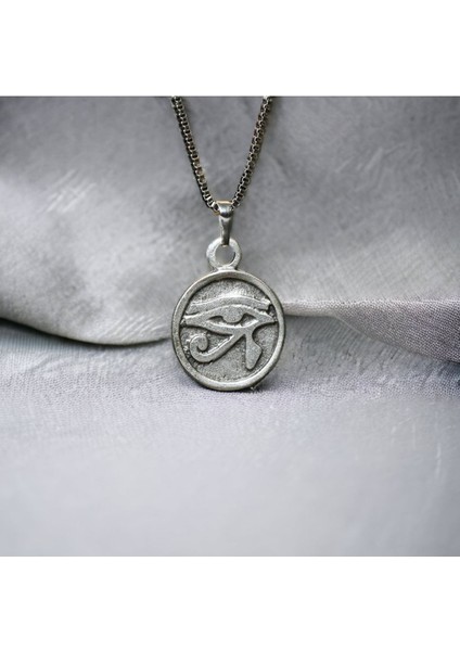 Gümüş Kaplama Tarz Göz Çelik Kolye modelleri