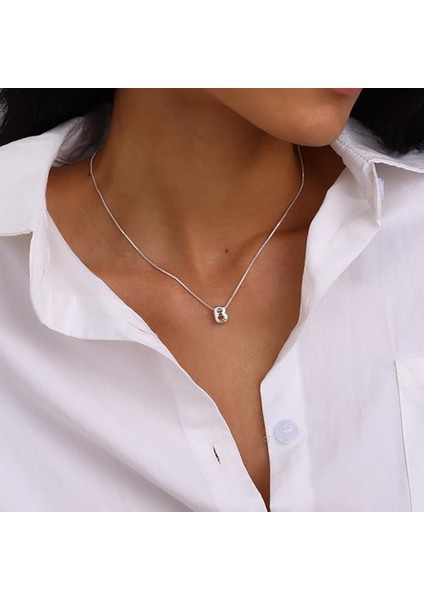 B Harfi Tasarım 925 Ayar Gümüş Kaplama Harfli Kolye Isimli Kişiye Özel Kolye Hediye Paketli Kutulu