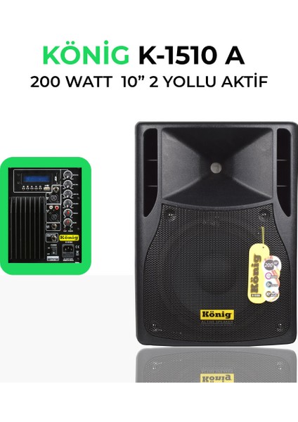 K-1510 450 Watt 10" Pasif Kabin Hoparlör