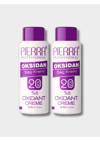 Oksidan Krem 20 Vol 60 ml 2 Adet