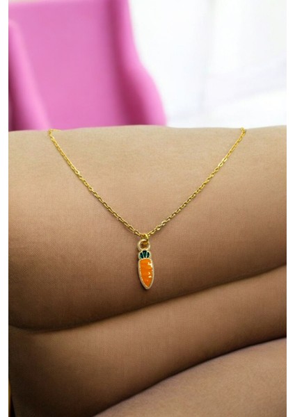 18K Altın Kaplama Huggie Sallantılı Mini Tasarım Çelik Küpe ve Kolye Set