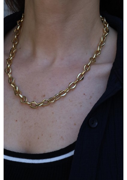 14 Ayar Altın Üçgen Gurmet Kolye modelleri