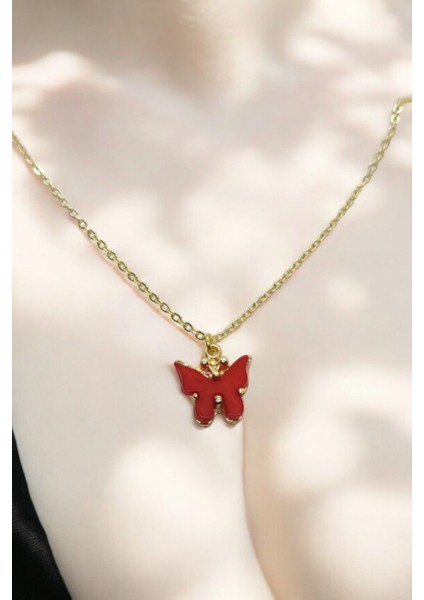 18K Altın Kaplama Huggie Sallantılı Mini Tasarım Çelik Küpe ve Kolye Set