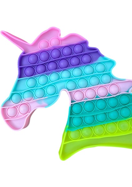 Pop It Push Bubble Fidget Popit Duyusal Unicorn Pony 25 cm fiyatları
