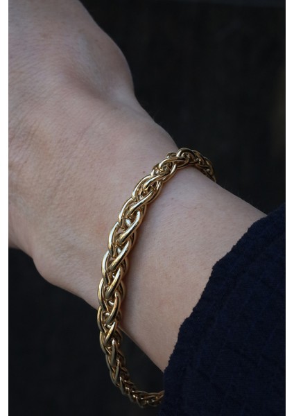 14 Ayar Altın Cetaş Süzme Bileklik