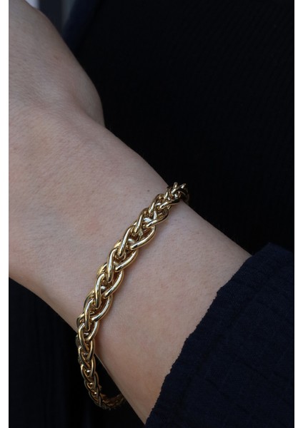 14 Ayar Altın Cetaş Süzme Bileklik modelleri