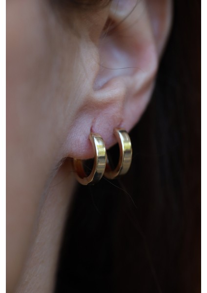 14 Ayar Altın Ince Halka (Çap:1.5 Cm) Küpe fiyatları