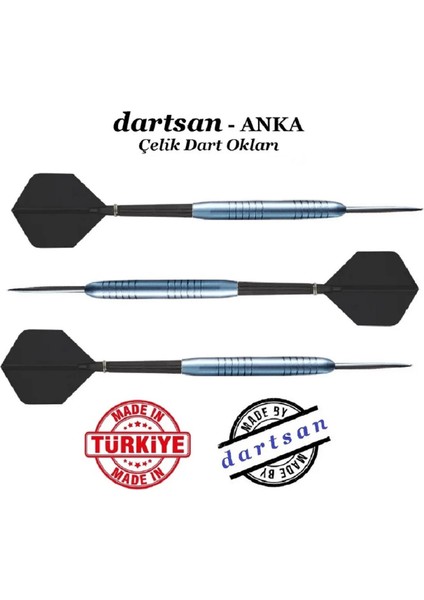 Anka Ilk Türk Malı Çelik Dart Oku 20GR