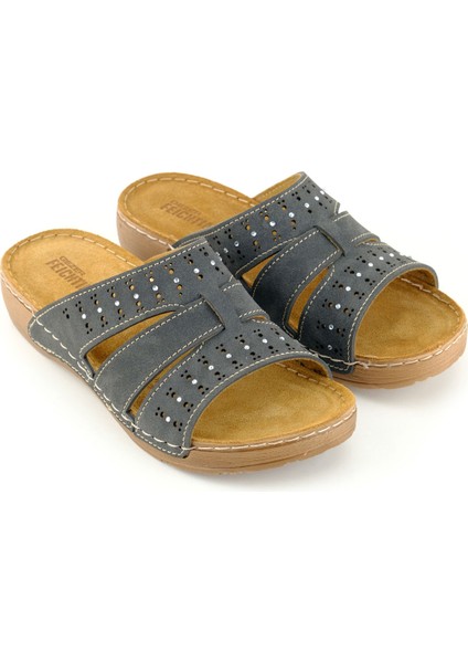 Feichtingen Kadın Yazlık Iç Taban Hakiki Deri Rahat Taban Günlük Terlik modelleri