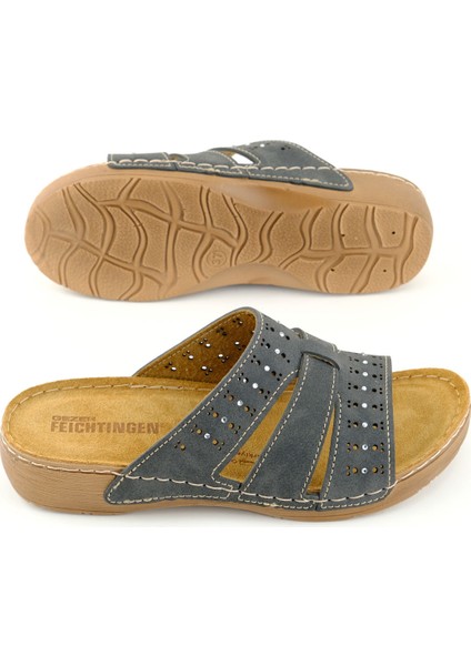 Feichtingen Kadın Yazlık Iç Taban Hakiki Deri Rahat Taban Günlük Terlik indirimleri