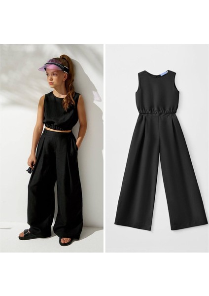 La’ciel Paris Crop Keten Takım