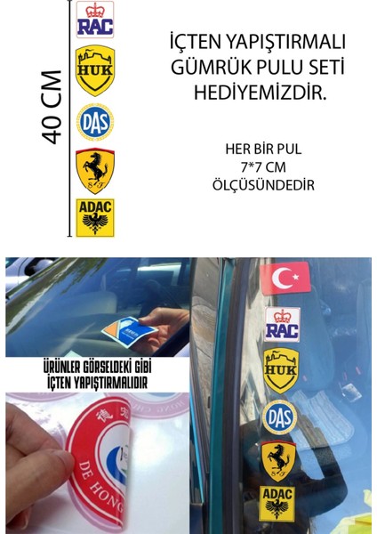 Eskiler Kuşağı Arka Cam Yazısı Sticker 40*23 cm
