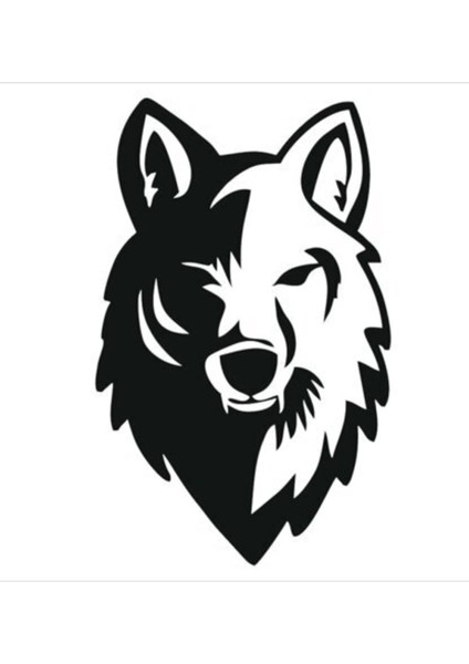 Kurt Tasarım Oto Yakıt Depo Kapağı Sticker 10*10 cm