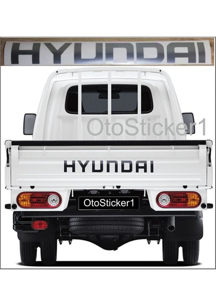 Hyundai H100 Için Uyumlu Aksesuar Kamyonet Minibüs Arka Bagaj Kapak Sticker