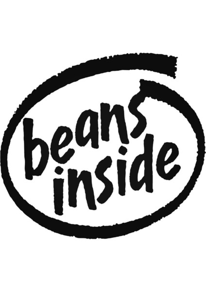Funny Beans Inside Oto Sticker 20 cm
