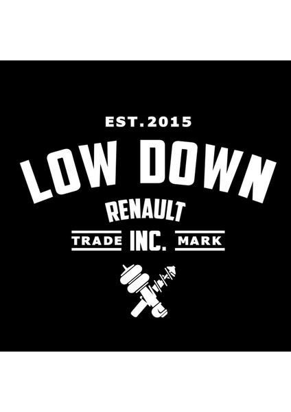 Low Down Renault Arka Cam Sticker 40*31 cm