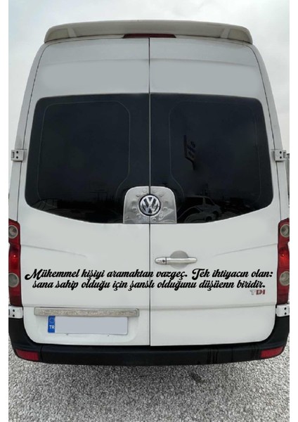 Oto Cam Yazı Sözleri Ticari-Servis-Dolmuş-Panelvan Uzun Sticker Model 29