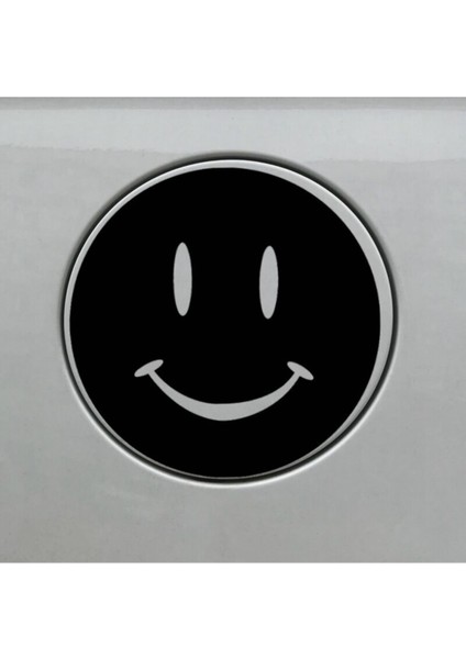 Gülen Tasarım Su Geçirmez Çıkarılabilir Oto Sticker 2 Parça 10*10 cm