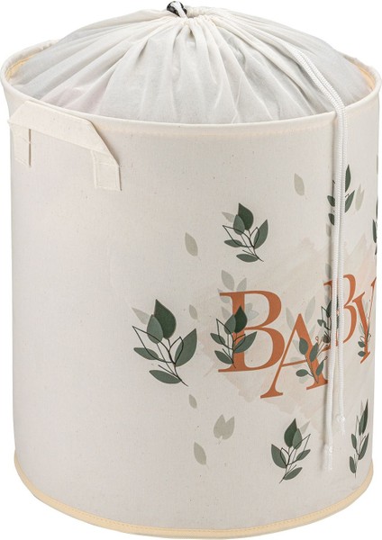 Baby ve Gökkuşağı Tasarımlı 2'li Çocuk Odası Saklama Kutusu Düzenleyici Oyuncak Kirli Sepeti 37X40 fırsatları