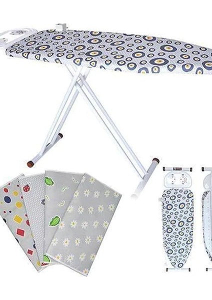 Keçeli Ütü Masası Bezi Örtüsü Kılıfı Lastiklidir (Asorti) 50*120 cm fiyatları