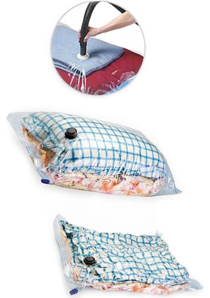 Vacuum Bag Vakumlu Saklama Torbası Hurç (50X60) 2 Adet