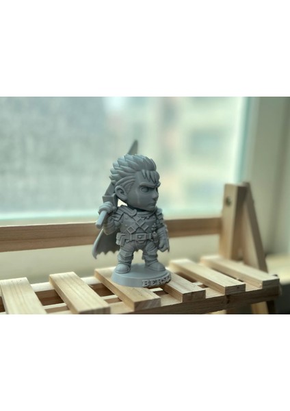 12CM Anime Chibi Guts Berserk Aksiyon Figürü Şimdi Çok Daha Şirin -Hediyelik Anime Karakteri-Kokusuz Biyoplastik