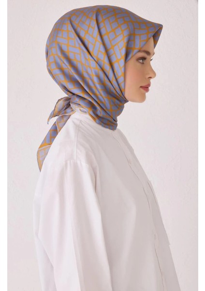 Tivil Ipek Eşarp 4062-31 Lila Karışık Desen