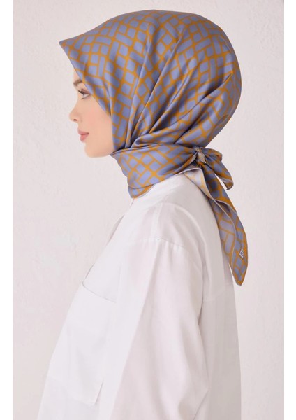 Tivil Ipek Eşarp 4062-31 Lila Karışık Desen